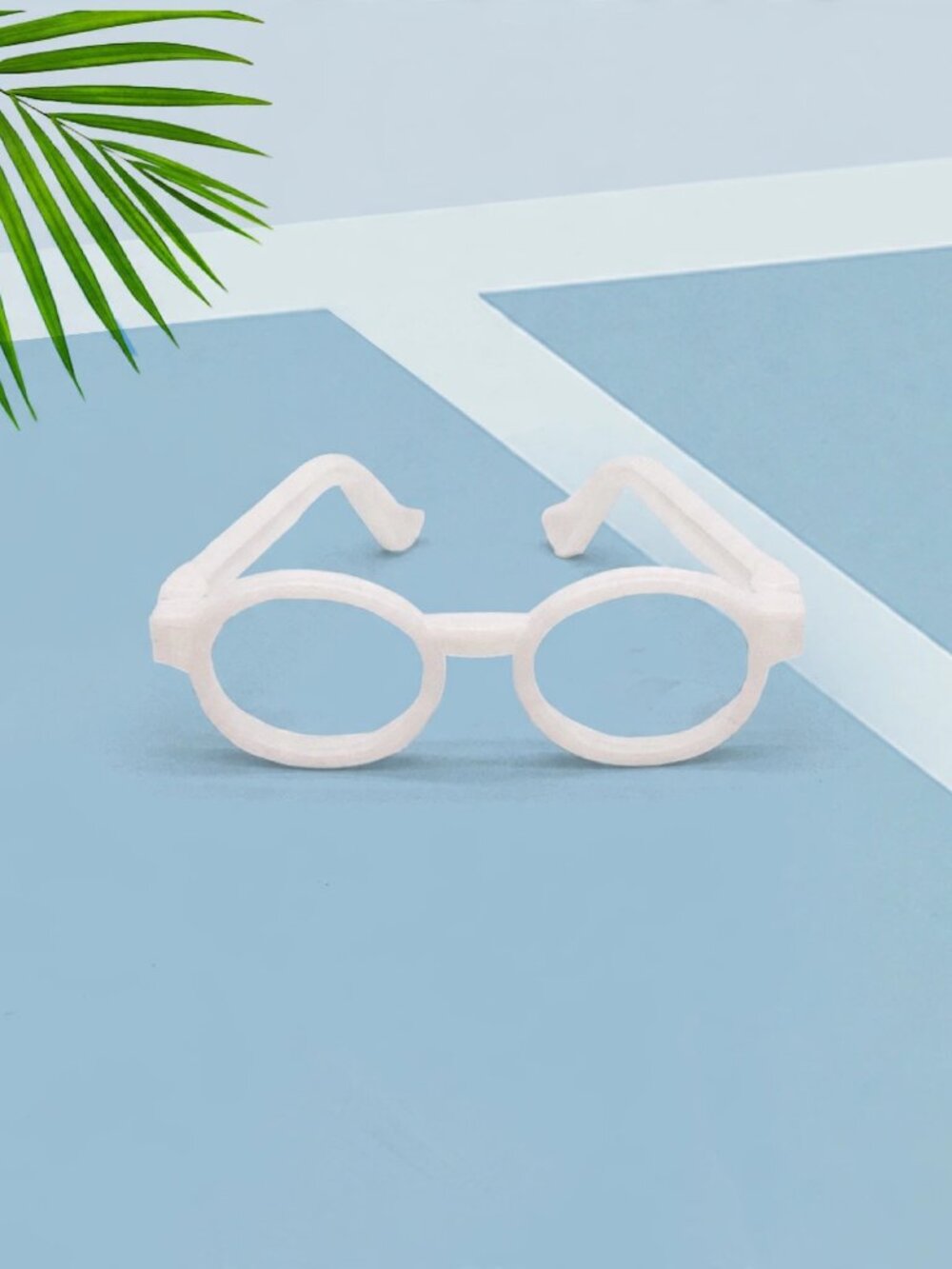 Labubu Doll Glasses – White | Brand New